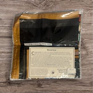 Brumidi Scarf Gold and Black Scarf